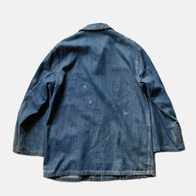 画像をギャラリービューアに読み込む, 1940&#39;s &quot;U.S.ARMY&quot; DENIM CHORE JACKET (SZ MEDIUM / AS IS CONDITION)
