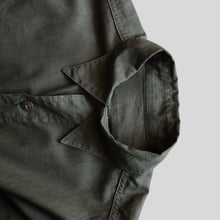 画像をギャラリービューアに読み込む, 1940&#39;s &quot;U.S.N&quot; UTILITY POPLIN SHIRT (SZ MEDIUM / MINT CONDITION)
