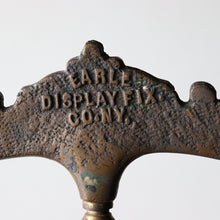 Load image into Gallery viewer, "EARLE DISPRAY FIX.CO.NY" DISPRAY RACK (BRASS / GOOD CONDITION)
