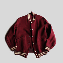 画像をギャラリービューアに読み込む, 1950's "W.H BRINE CO." WOOL ATHLETIC JACKET (SZ MEDIUM / USED CONDITION)
