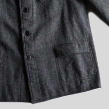 画像をギャラリービューアに読み込む, 1950&#39;s FRENCH FARMERS WOOL JACKET  (SZ ABOUT EU50 / NEAR DEADSTOCK)
