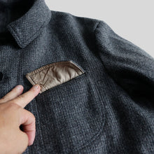 画像をギャラリービューアに読み込む, 1950&#39;s FRENCH FARMERS WOOL JACKET  (SZ ABOUT EU50 / NEAR DEADSTOCK)
