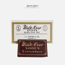 画像をギャラリービューアに読み込む, 1920&#39;s &quot;WALK-OVER SHOES&quot; ADVERTISEMENTS SHOP DISPLAY CARD HOLDER
