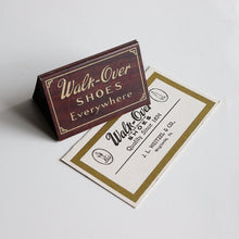 画像をギャラリービューアに読み込む, 1920&#39;s &quot;WALK-OVER SHOES&quot; ADVERTISEMENTS SHOP DISPLAY CARD HOLDER
