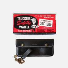 画像をギャラリービューアに読み込む, VINTAGE TRUCKER LEATHER WALLET WITH BOX (AROUND 1960&#39;s / DEADSTOCK)
