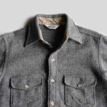 画像をギャラリービューアに読み込む, 1980's～ "WOOLRICH" WOOL SHIRT (SZ MEDIUM / GRAY / GOOD CONDITION)
