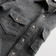 画像をギャラリービューアに読み込む, 1980's～ "WOOLRICH" WOOL SHIRT (SZ MEDIUM / GRAY / GOOD CONDITION)
