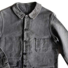 Load image into Gallery viewer, ~ 1930&#39;s FRENCH FEDING MOLEKIN WORK JACKET (S)
