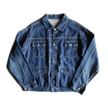 Load image into Gallery viewer, 1960&#39;s &quot;JCPENNEY&quot; FOREMOST 2ND STYLE DENIM JACKET (XXL)

