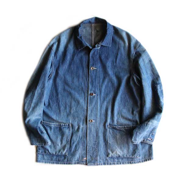 WWU DENIM WORK CHORE COAT (LARGE)