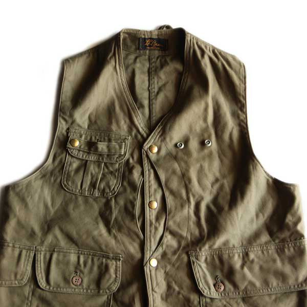 人気セール，大人気 L.L.BEAN ハーフムーンポケット ベスト ヴィンテージ