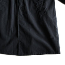 Load image into Gallery viewer, 1960&#39;s &quot;ANTHONY ROBERTS&quot; SOUTIEN COLLAR COAT BLACK (SMALL)
