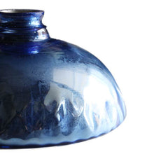 画像をギャラリービューアに読み込む, ANTIQUE MERCURY BLUE GLASS SHADE #1
