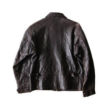 Load image into Gallery viewer, 1980&#39;s &quot;BANANA REPUBLIC&quot; LEATHER JACKET (36 MEDIUM)
