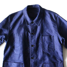Load image into Gallery viewer, NOS 1940&#39;s &quot;VULCAIN&quot; COTTON &amp; LINEN FRENCH WORK JACKET (MEDIUM)
