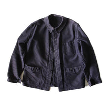 Load image into Gallery viewer, ~ 1940&#39;s &quot;BEAU-FORT&quot; FRENCH MOLESKIN WORK JACKET (LARGE)
