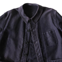 Load image into Gallery viewer, ~ 1940&#39;s &quot;BEAU-FORT&quot; FRENCH MOLESKIN WORK JACKET (LARGE)
