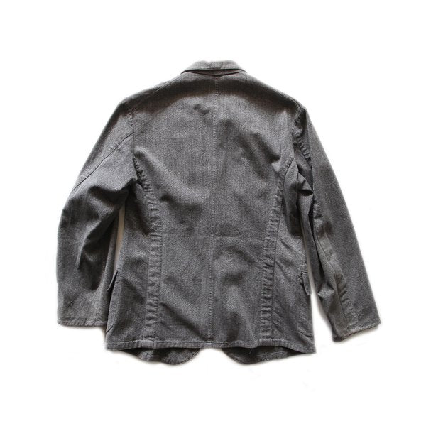 1940's BLACK CHAMBRAY FRENCH WORK JACKET (MEDIUM) – BURMA-SHAVE 1940's BLACK CHAMBRAY FRENCH WORK JACKET (MEDIUM) – BURMA-SHAVE