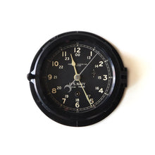 Load image into Gallery viewer, 1940&#39;s &quot;CHELSEA CLOCK CO.&quot; USN BOAT CLOCK
