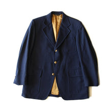 Load image into Gallery viewer, 1960&#39;s &quot;BARCRAY&quot; NAVY WOOL BLAZER (MEDIUM)
