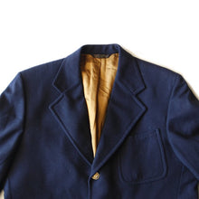 Load image into Gallery viewer, 1960&#39;s &quot;BARCRAY&quot; NAVY WOOL BLAZER (MEDIUM)
