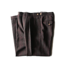 Load image into Gallery viewer, 1960&#39;s WOOL CHECK SLACKS (W32)

