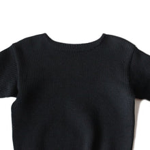 Load image into Gallery viewer, 1950&#39;s BLACK LOW GAUGE WOOL SWEATER MINT CONDITION (MEDIUM)
