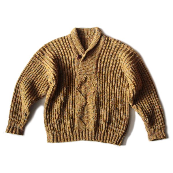 OLD MIX COLOR HAND KNIT SWEATER (UNISEX)