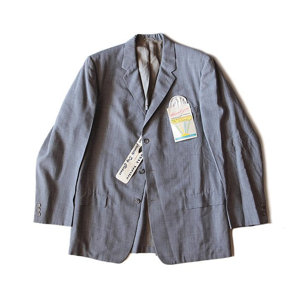 1960's GRAY 3B TAILORD SUMMER JACKET (LARGE)