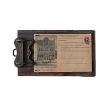 Load image into Gallery viewer, ANTIQUE &quot;YAWMAN AND ERBE MFG.CO&quot; WOOD FILE BINDER
