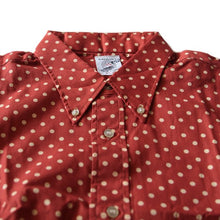 Load image into Gallery viewer, NOS 1960&#39;s &quot;ARROW&quot; BD POLKA DOT S / S SHIRT (LARGE)
