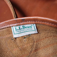 Load image into Gallery viewer, 1980&#39;s &quot;LLBEAN&quot; LEATHER TOTE BAG
