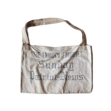 Load image into Gallery viewer, 1940&#39;s ~ CANVAS NEWS PAPER SHOULDER BAG
