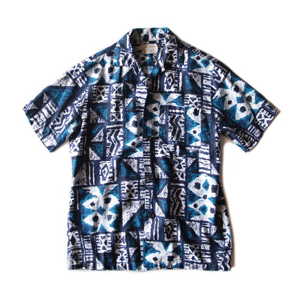 1960's "ROYAL HAWAIIAN" COTTON S / S SHIRT (MEDIUM)