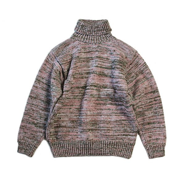OLD MIX COLOR WOOL TURTLE NECK SWEATER (UNISEX)
