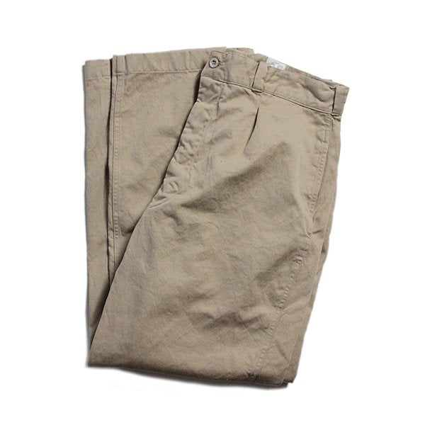 1950's〜 FRENCH ARMY CHINO TROUSER (W34.5) MINT CONDITION