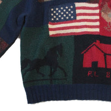 画像をギャラリービューアに読み込む, 1989&#39;s &quot;POLO COUNTRY&quot; AMERICAN FRAG WOOL SWEATER (X-LARGE) MINT CONDITION
