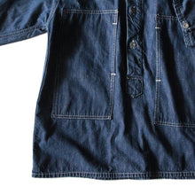 Load image into Gallery viewer, 1930&#39;s &quot;USARMY&quot; DENIM PULLOVER SHIRT (SMALL)
