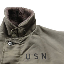 Load image into Gallery viewer, 1950&#39;s &quot;USN&quot; N-1 DECK JACKET WITH STENCIL (36) MINT CONDITION
