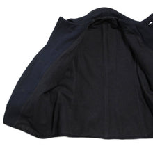 画像をギャラリービューアに読み込む, 1930&#39;s DOUBLE BREASTED WOOL COAT WITH LONG CHIN STRAP (SMALL)
