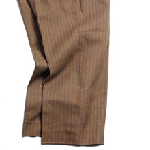 Load image into Gallery viewer, OLD STRIPE WOOL SLACKS (W35)
