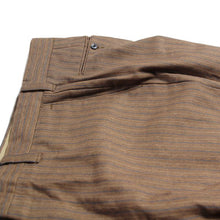 Load image into Gallery viewer, OLD STRIPE WOOL SLACKS (W35)
