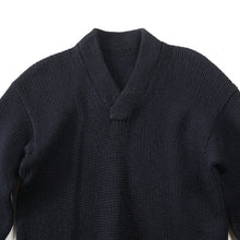 画像をギャラリービューアに読み込む, 〜1950&#39;s WOOL V NECK SWEATER (MEDIUM)
