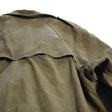 Load image into Gallery viewer, 1940&#39;s FRENCH ARMY M-38 MOTOR CYCLE COAT (MEDIUM)
