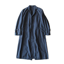 画像をギャラリービューアに読み込む, 〜1940&#39;s INDIGO COTTON FRENCH WORK COAT (MEDIUM)
