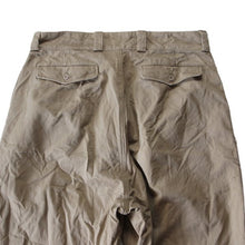 Load image into Gallery viewer, ~ 1960&#39;s FRENCH ARMY M-52 CHINO TROUSER (W33)
