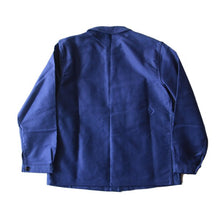Load image into Gallery viewer, NOS 1950&#39;s ~ FRENCH BLUE MOLESKIN JACKET (LARGE)
