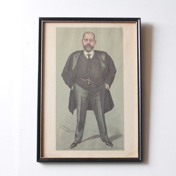 1902's "VANITY FAIR" ANTIQUE LITHOGRAPH BY SPY