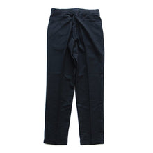 画像をギャラリービューアに読み込む, N.O.S 1960&#39;s SLIM FIT BLACK SLACKS (W33)
