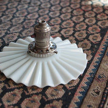 Load image into Gallery viewer, ANTIQUE FLAT MILK GLASS SHADE

